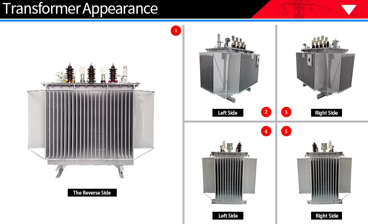Durable Three Phase Oil Immersed Transformer 1000KVA 1500KVA 1600KVA Oil-immersed Power Transformer