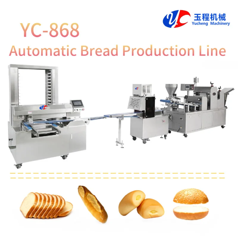 YC-868 High Speed Multifunctional Bakery Equipments Bread Production Line supplier