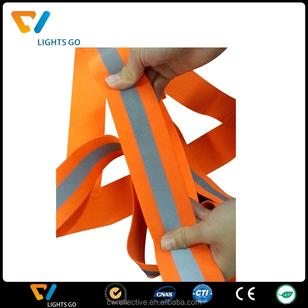 2pcs Ceinture Réfléchissante Équipement Course Vert Orange