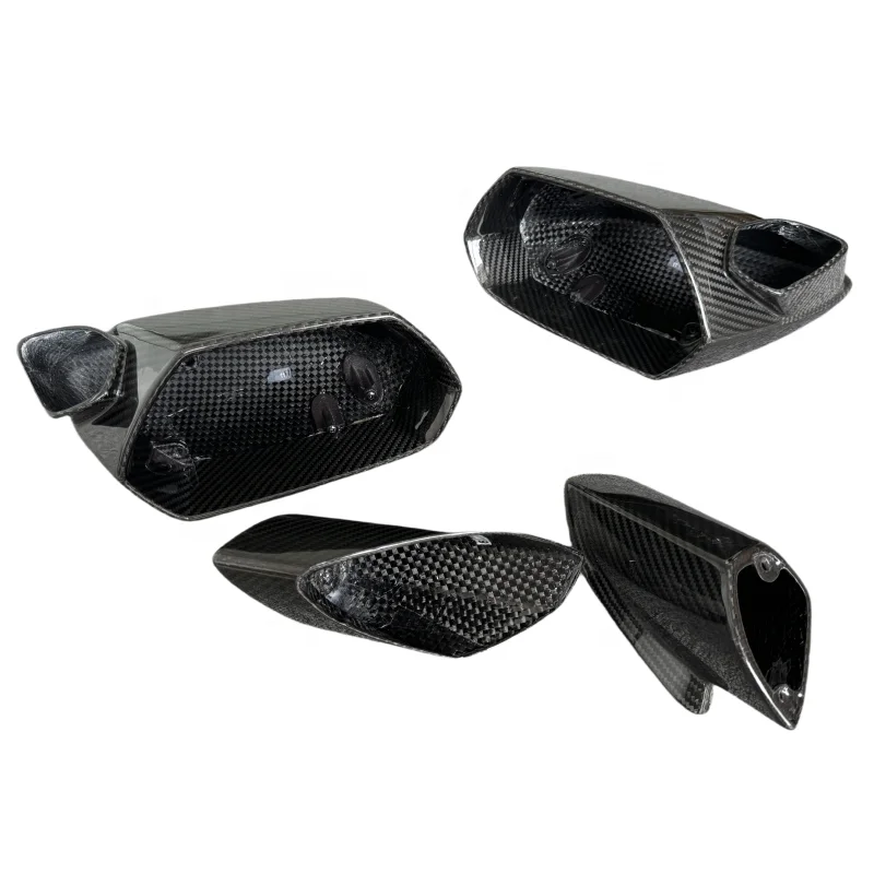 Calotte specchietti Per MI-NI Per Cooper Per Countryman F60 F54 F55 F56 Ricambio In Fibra Di Carbonio Specchietto Retrovisore Shell Cover Car Sticker Accessori (Taglia : F55-57 Without Hole