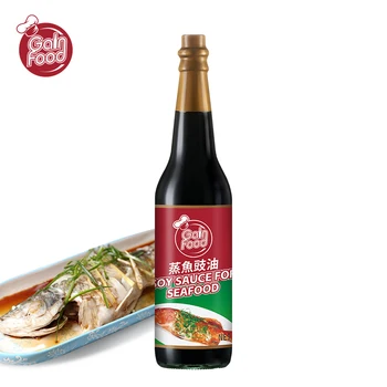 Fish Soya Sauce Daily Cooking Condiment 610ml Soy Sauce for Seafood Wholesale Factory Price Sweet Chinese Liquid Gain Food