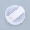 Cuerpo blanco lechoso, lámina blanca, silicona blanca.