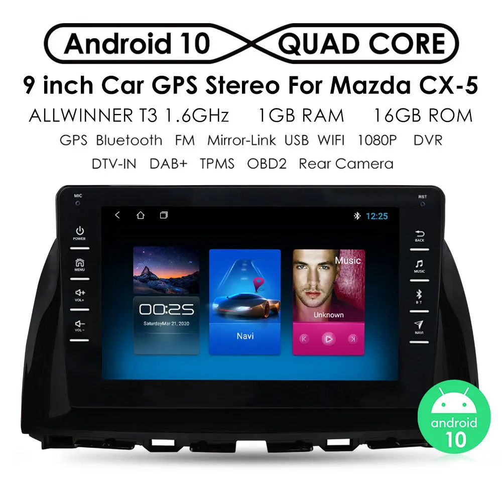 Android 10.0 Car Multimedia Player For Mazda Cx5 Cx-5 Cx 5 2012 2013 2014  2015 Navigation 2 Din Dsp Dvd Radio Video Player - Buy Car Multimedia  Player For Mazda Cx5 Cx-5