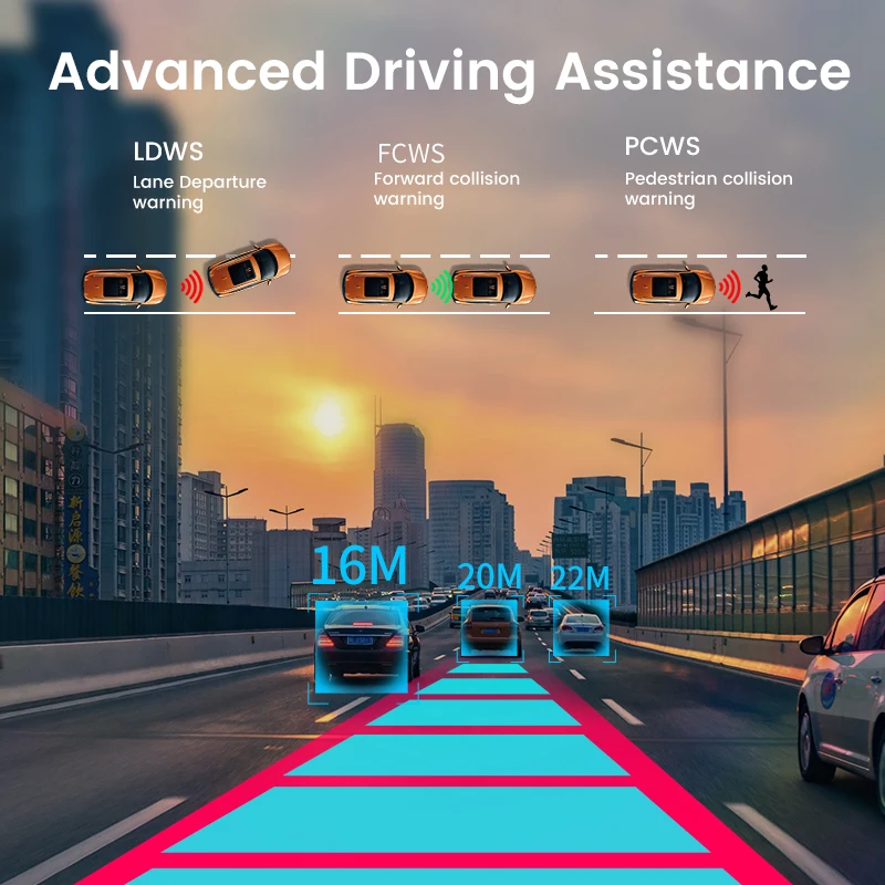 G2 2K Smart HD 4G LTE Cloud Driving Recorder with GPS