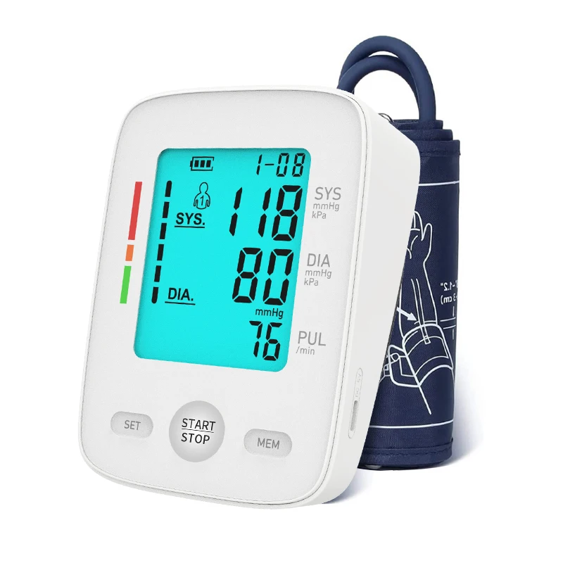 Factory Price Digital Arm Type BP Machine CE Approved Voice Blood Pressure Monitor Portable