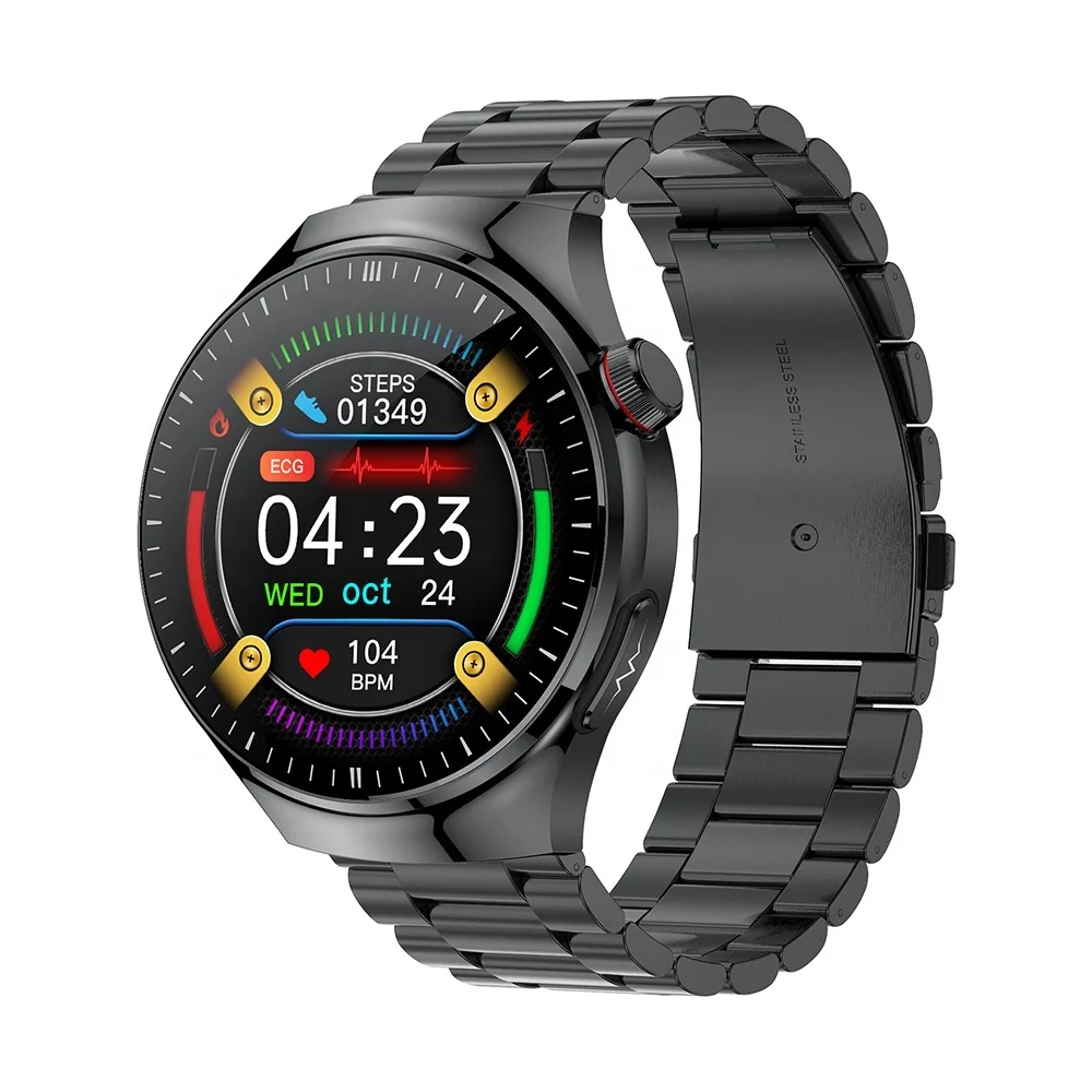 TK26 Pro Senior Safety Smart Watch 1.43" AMOLED ECG HRV Health Monitor IP68 SOS BT Call Remote Family Care Smartwatch