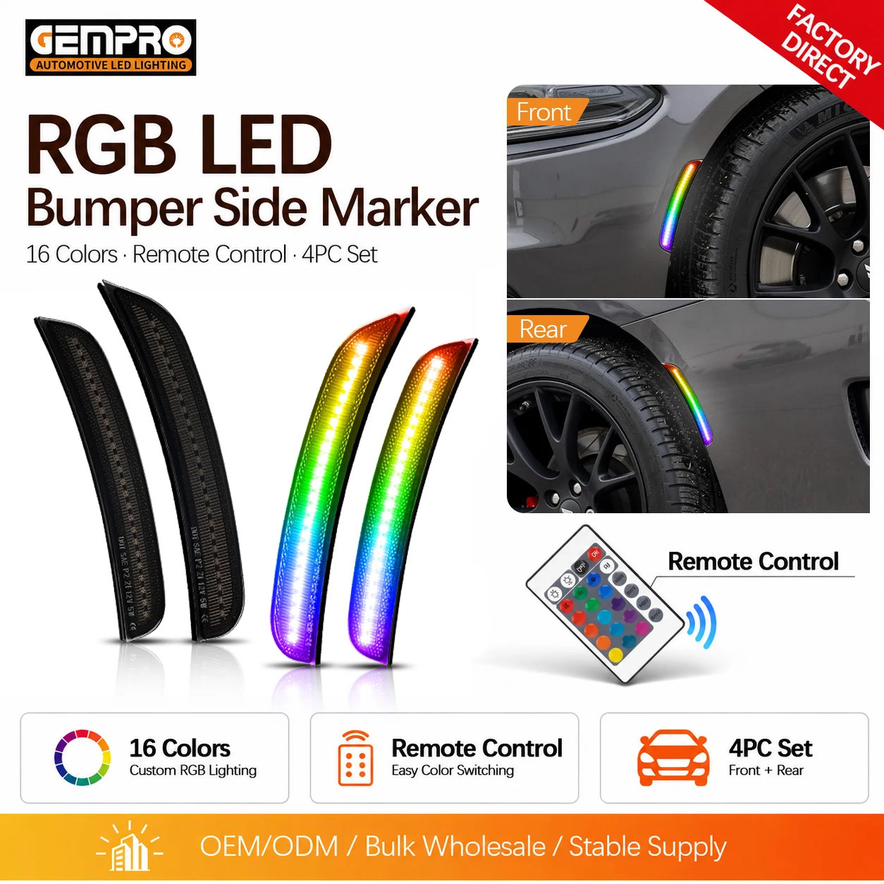 LED Side Marker Lights for Trucks and Trailers