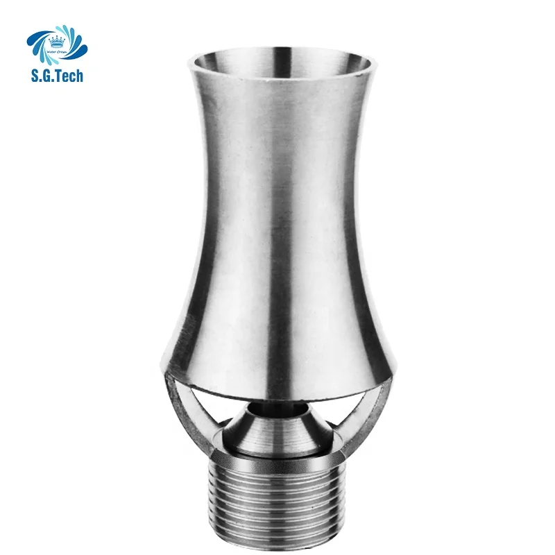 Buse De Fontaine En Acier Inox 304 Réglable - Filetage Mâle G3/4, Jet 1 à 8m - Pour Jardin, Parc, Étang
