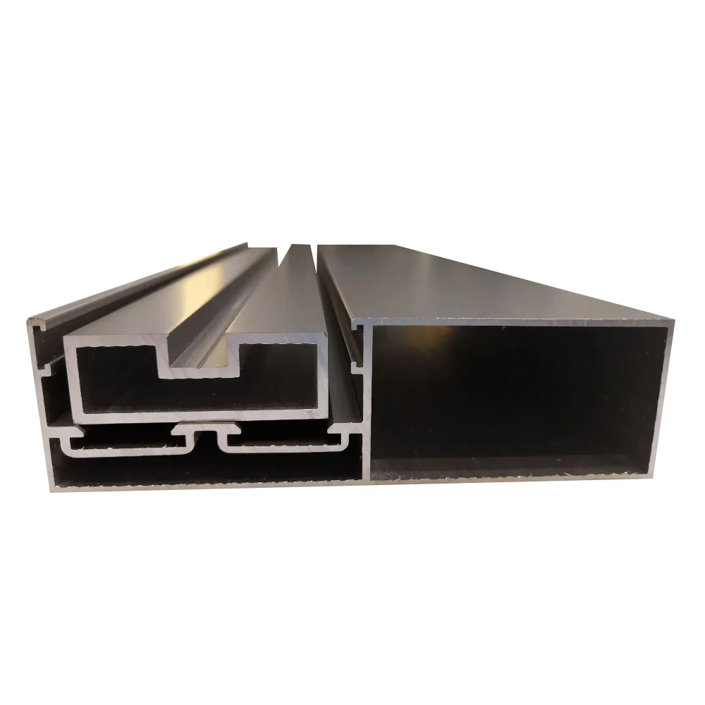 6061 6063 6000 Series Matt Black Anodized Aluminium Profiles Extrusion ...