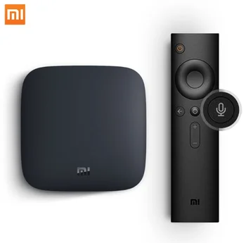 Xiaomi Mi TV Box S with Global Version 4K HDR Android 8.1 2G 8G WIFI Google Cast Netflix Smart Set top Box 4 Multi Media Player