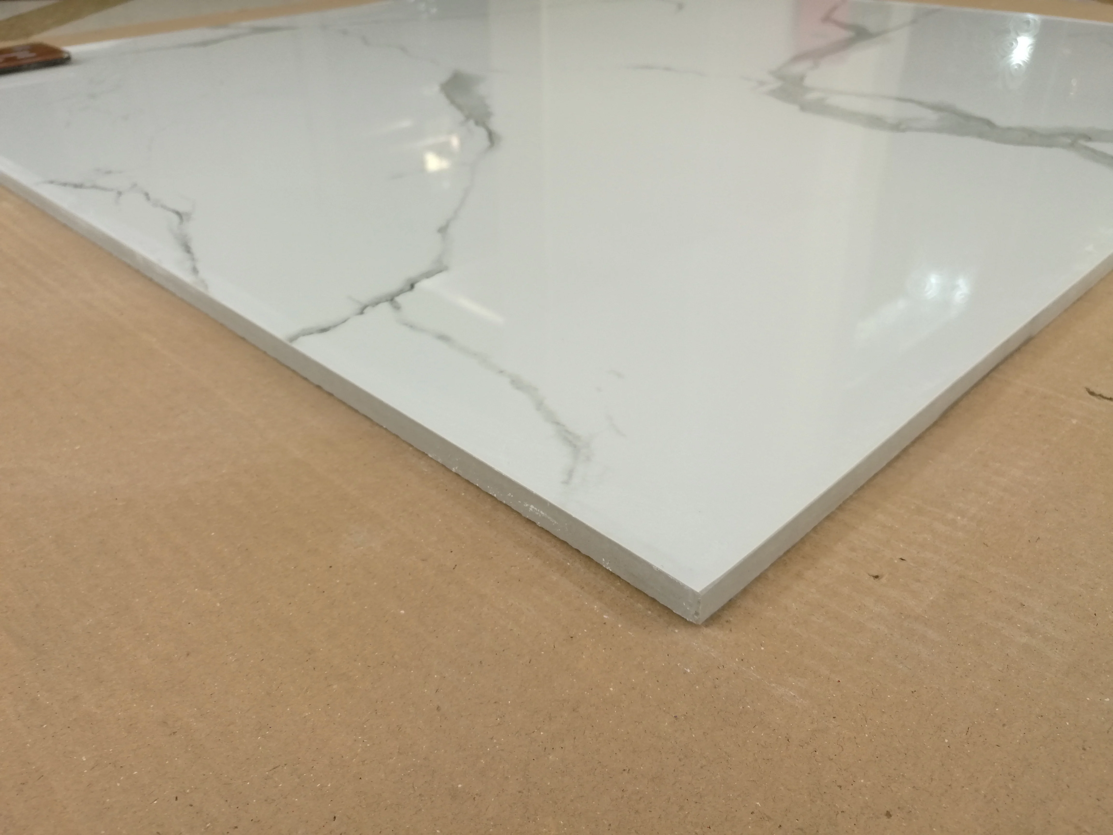 Modern Marble Patterned Porcelain Ceramic Polished Porcelanato Glazed Tiles for Floor 60x60 for Interior Walls Apartments