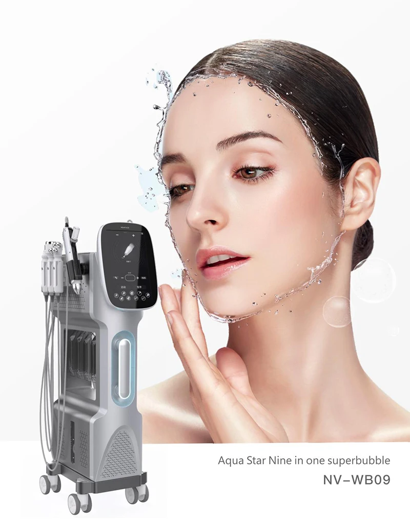 Multifunction 9 In 1 Aqua Facial Machine Skin Care Machine Equipment