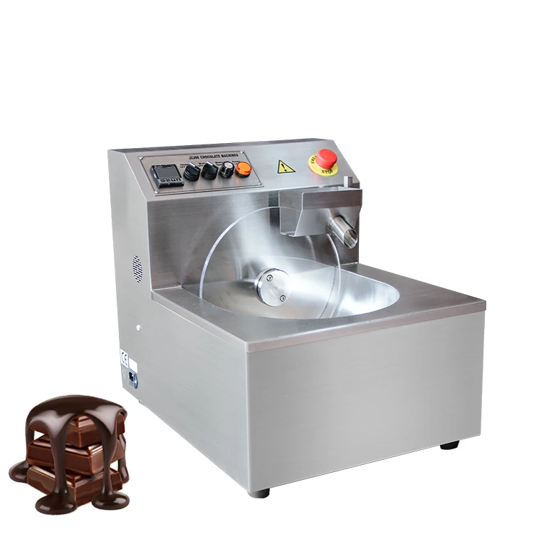 Temperadora Chocolate Mixing Machine Template Covering Dosing Glaze Date Wheel Spray Sprinkles Melt Machinery Tempering Machines