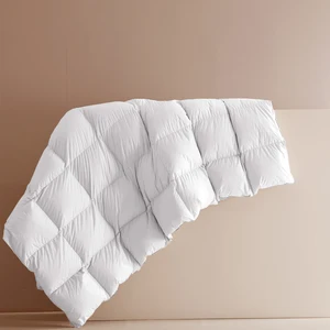 Hotel and Home Luxury Soft Warm Cotton White Duck Goose Feather Down Quilt Blanket Duvet Comforters