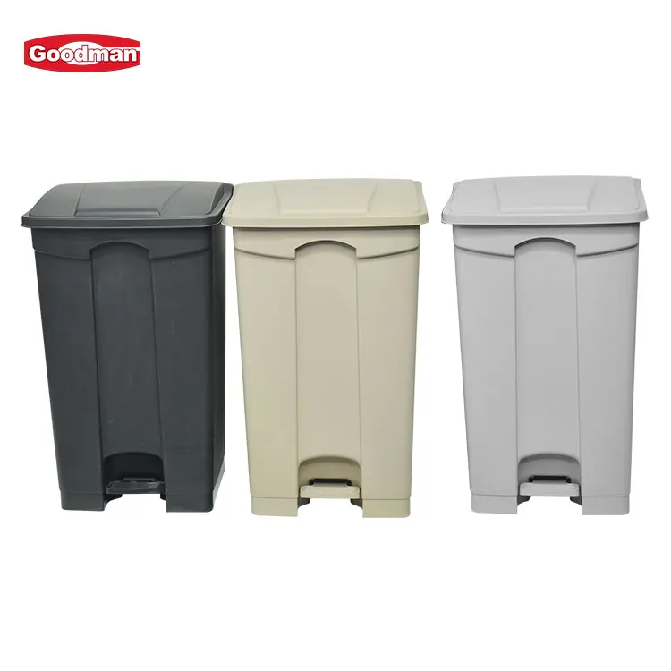 Hotel restroom garbage bin cleaning plastic waste basket small trash can