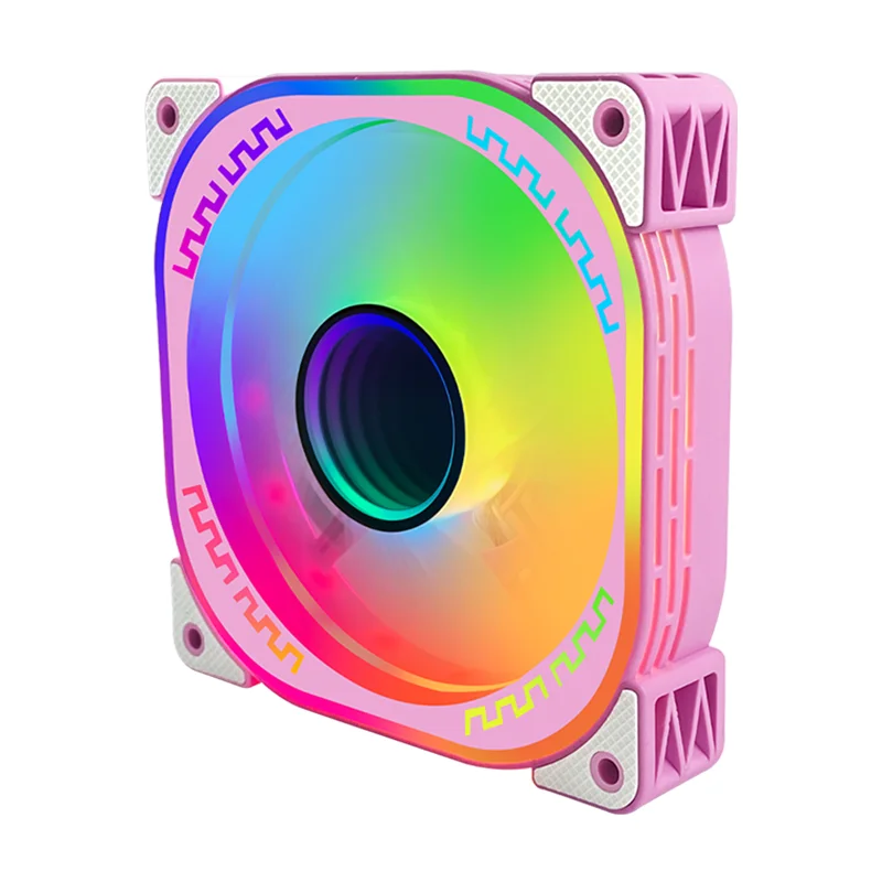Lovingcool Factory Custom Led Pc Case Rgb Control Ventilador 120mm Computer Fan 5V 3pin ARGB Cpu Cooler Fan for Pc Case Cooling
