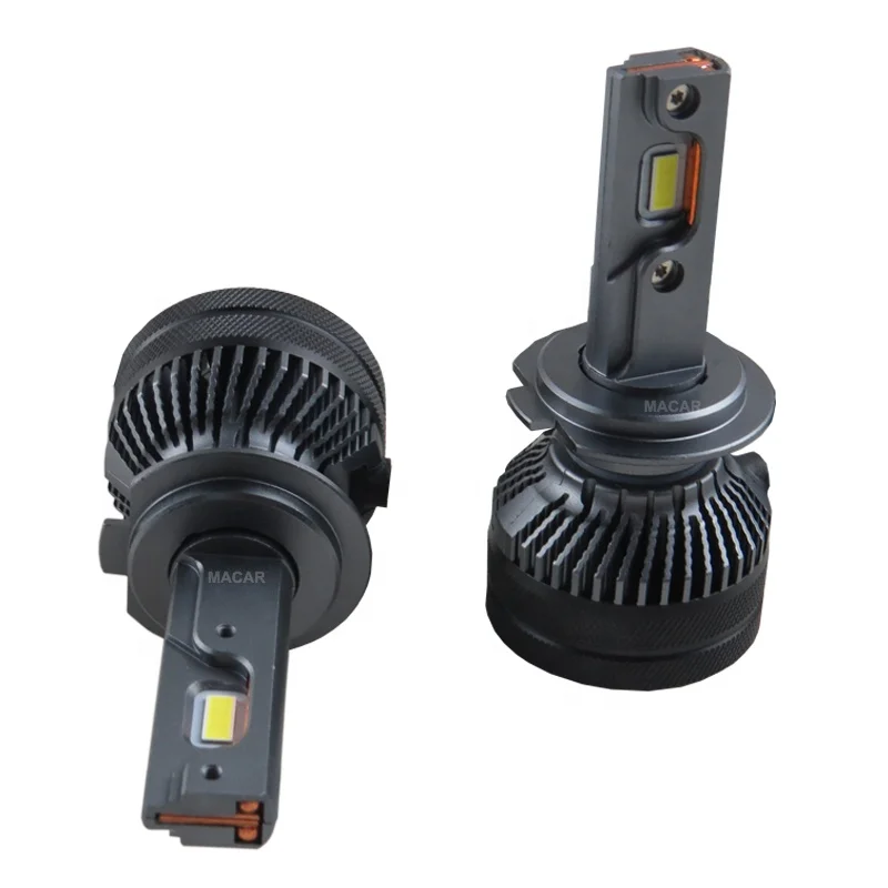 MACAR High Performance Auto Lighting System T50 LED Head Light H7 H1 120W 6000K Color Temperature New Condition