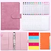 Coffret cadeau macaron en simili cuir de crocodile-rose