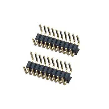 Double Single 1.27mm 2.54mm 2.54 Female Straight Pin Header Connector