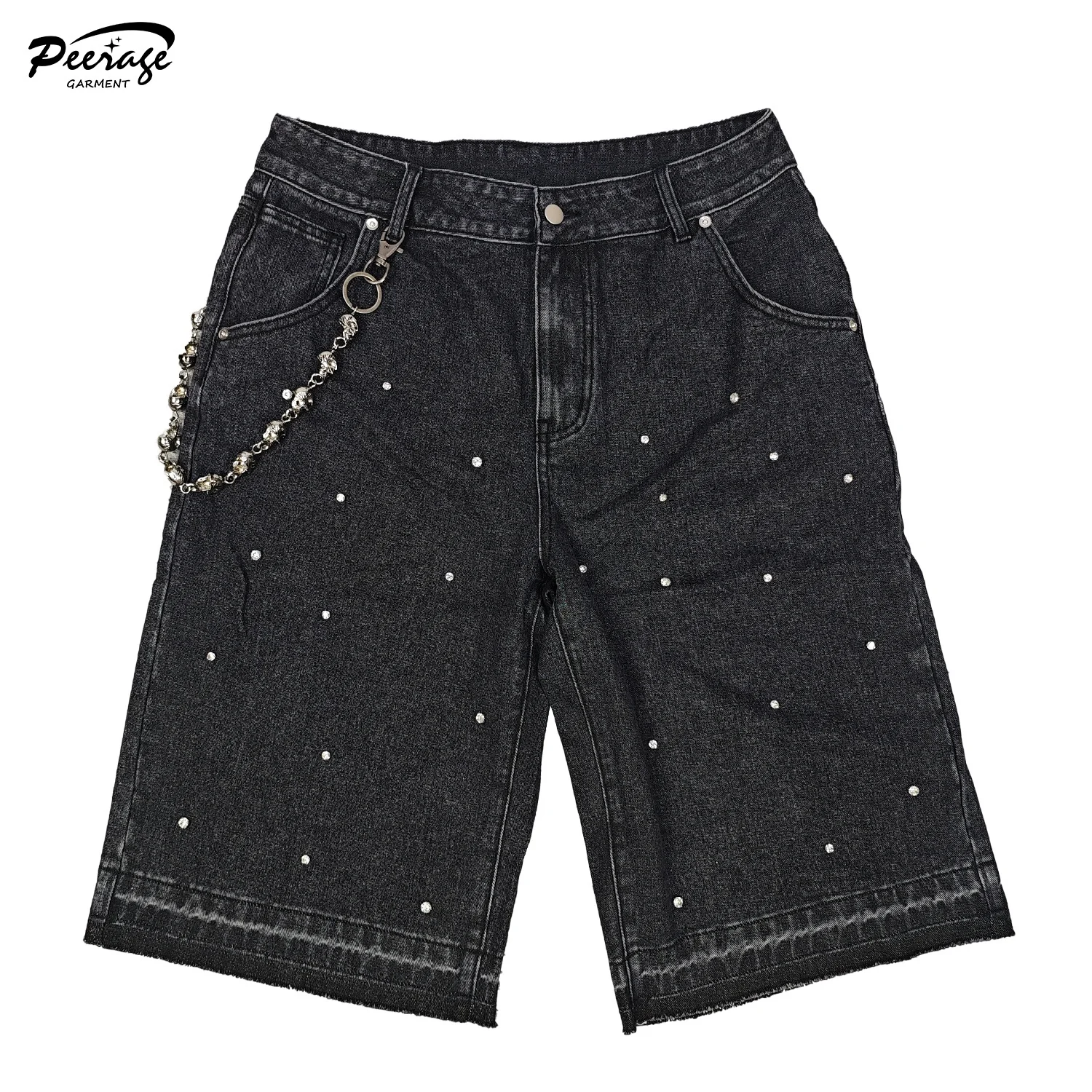 Rhinestone Shorts ハーフパンツ Rick風 y2k Rhinestone Shorts ハーフパンツ Rick風 y2k - メルカリ