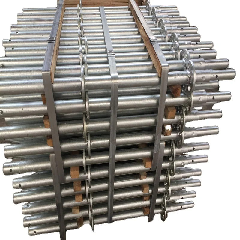 EN 12810 Types of Ringlock Scaffold Galvanized  Ringlock  Scaffoldings System for Construction