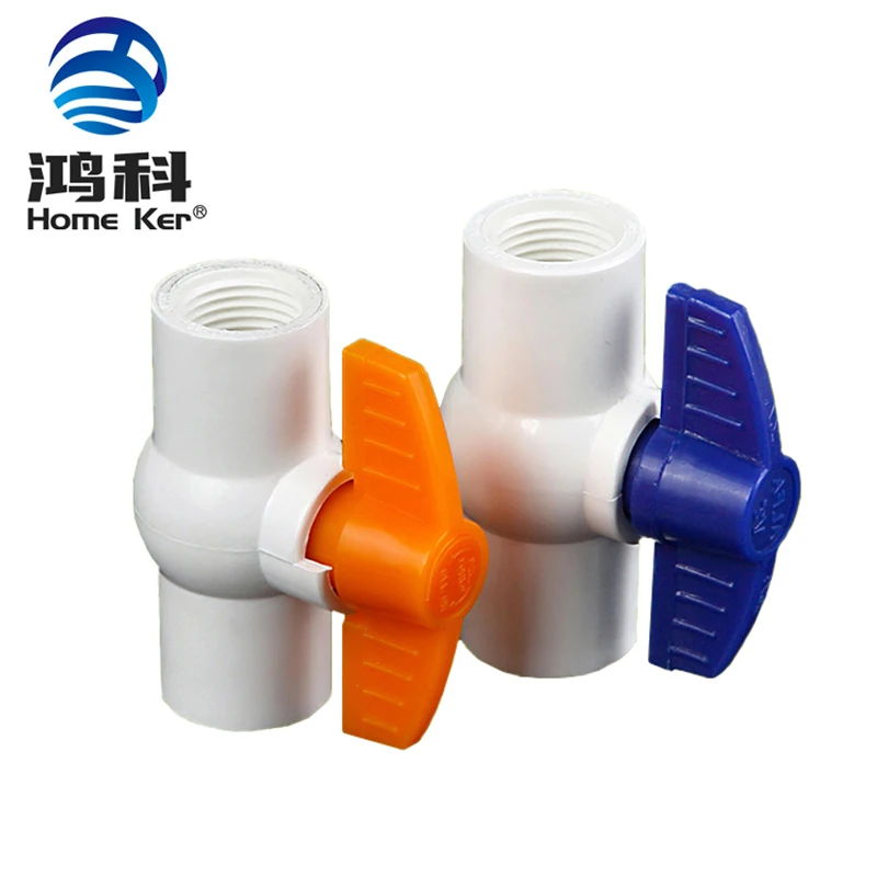 2021 NEW PVC UPVC Ball Valve Plastic Africa Plastic Ball Valve Hot Selling Plastic Pvc Ball Valve