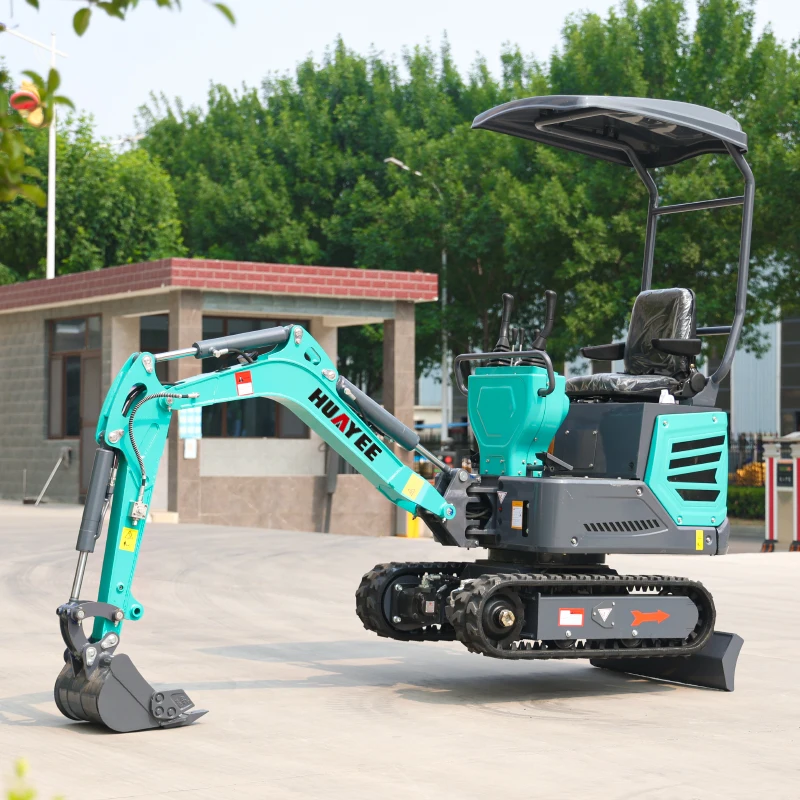 HY12 Mini Crawler Excavator With Good Running Condition Multifunctional Micro Mini Excavator With Rotary Arm Mini Diggers