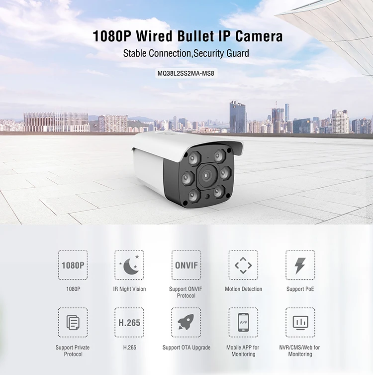 Outdoor Night Vision Out Door Products Security Camera Without Wifi For