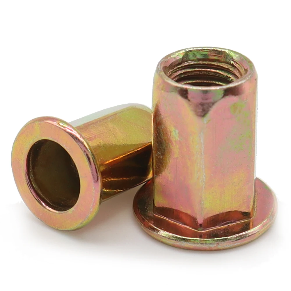 All Hexagon Rivet Nuts With Flat Head Rivetnuts Blind Fasteners