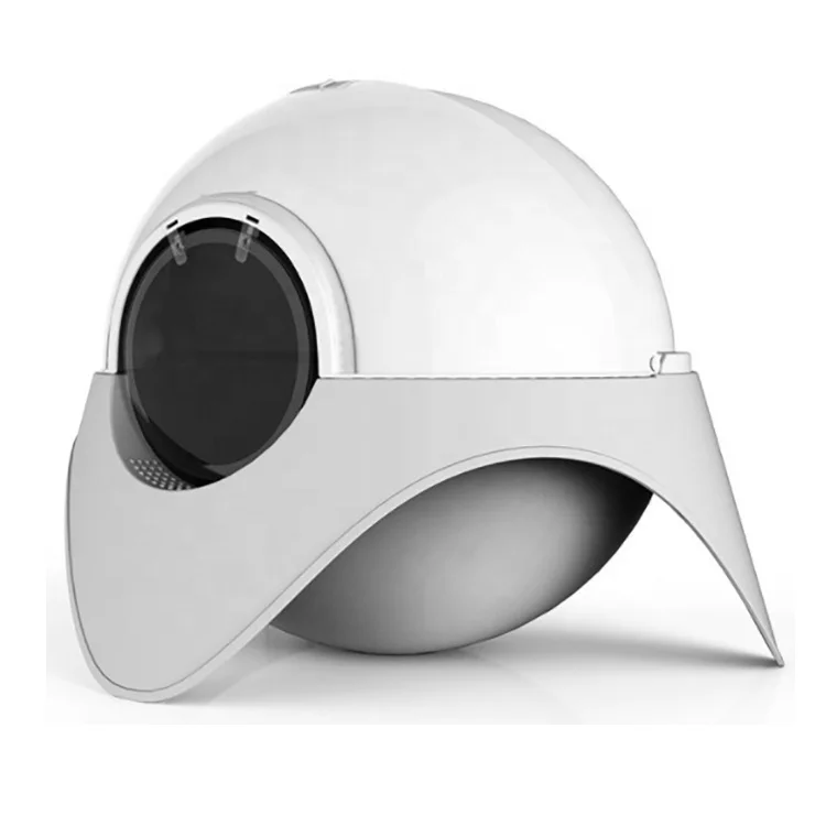 New Design Space Capsule Shape Cat Litter Pan Fully Enclosed Large Plastic Cat Litter Box Toilet
