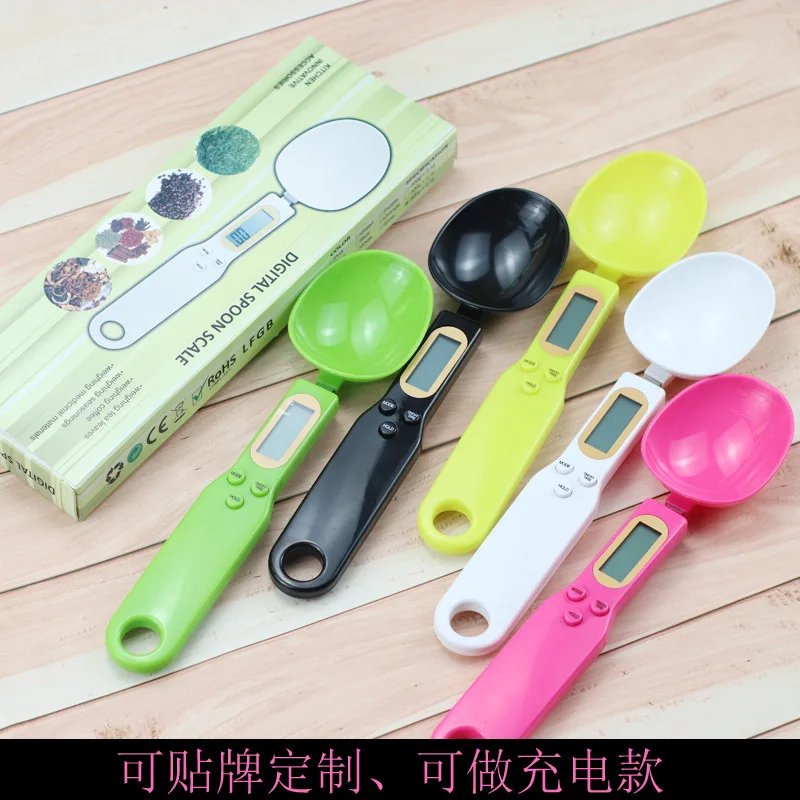Электронная кухонная ложка-весы с ЖК-дисплеем 500/0 1