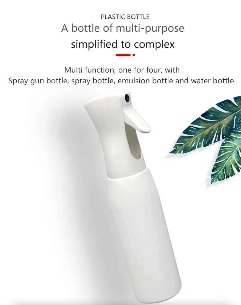 200ml 300ml 500ml Fine Mist Cosmetic Sprayer for Lotion Perfume Refillable High Quality Continuous Spray Trigger PET Bottle manufacture