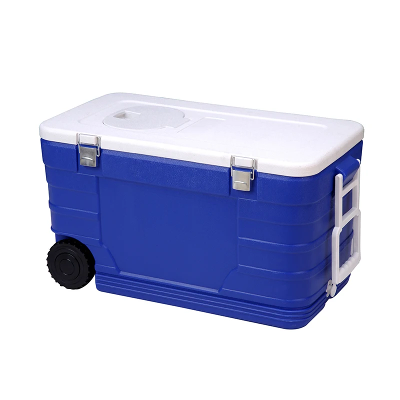 Beer Ice Box 50L Large Capacity Ice Chest Beer Bottle 55L Cooler Ice Box With Wheels ...
