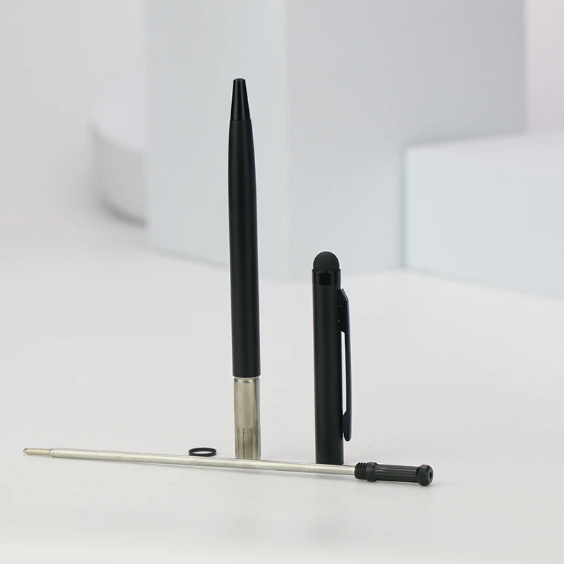 Оптовая продажа рекламная тонкая шариковая ручка разноцветные офисные канцелярские товары ручки для отелей с пользовательским
