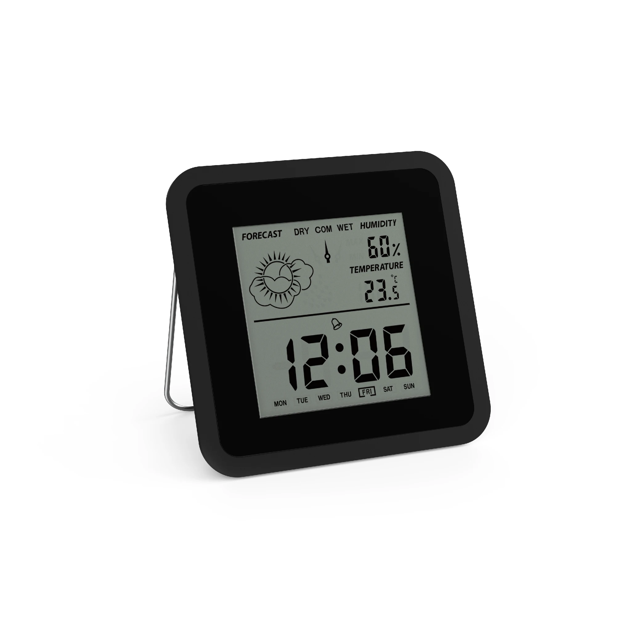 Digital Multi Alarm Clock with Temperature and Humidity for Promotion Rohs Ce Cert. with Birthday Reminder