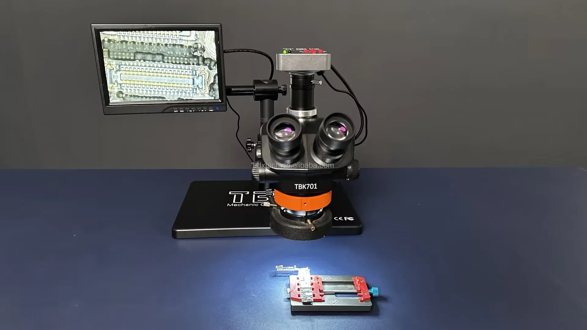 Tbk701 Motherboard Soldering Bga Rework Station Digital Microscope For ...