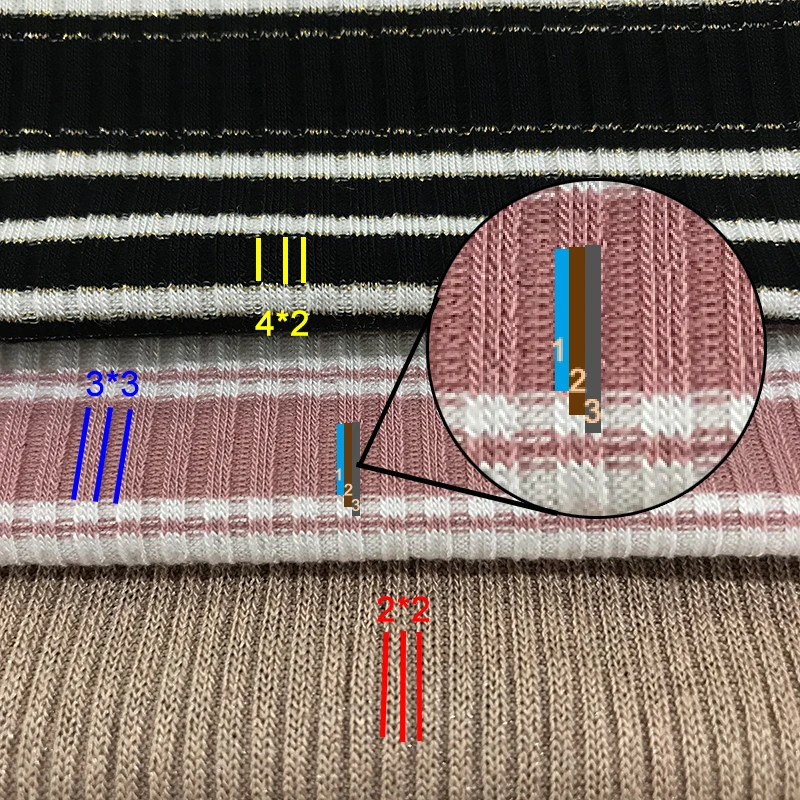 Eco-friendly OEM ODM Organic Bamboo Fiber Fabric for Garment, Jersey Terry Rib Knit Fabric Manufacturer/ supplier