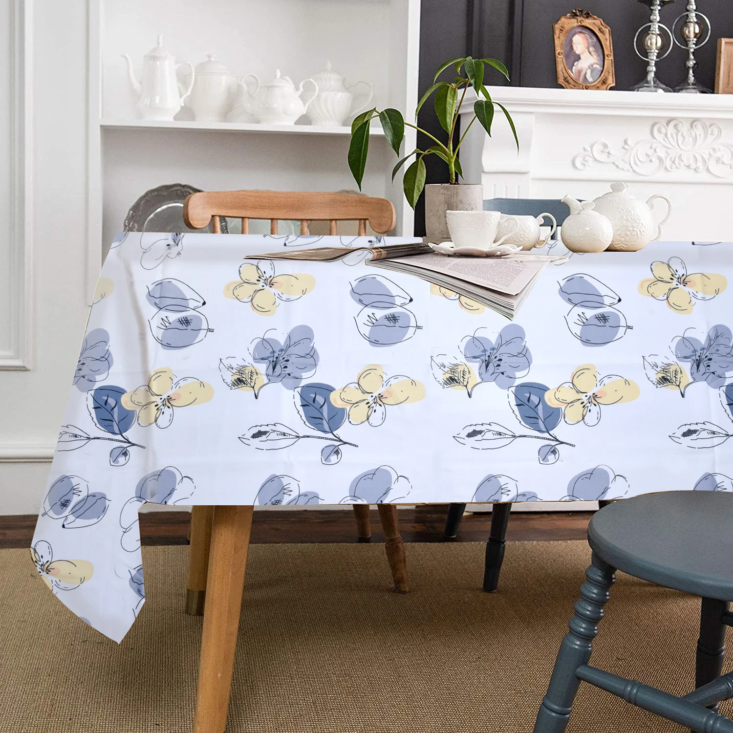 Высококачественная скатерть из полиэстера с цифровой печатью на заказ