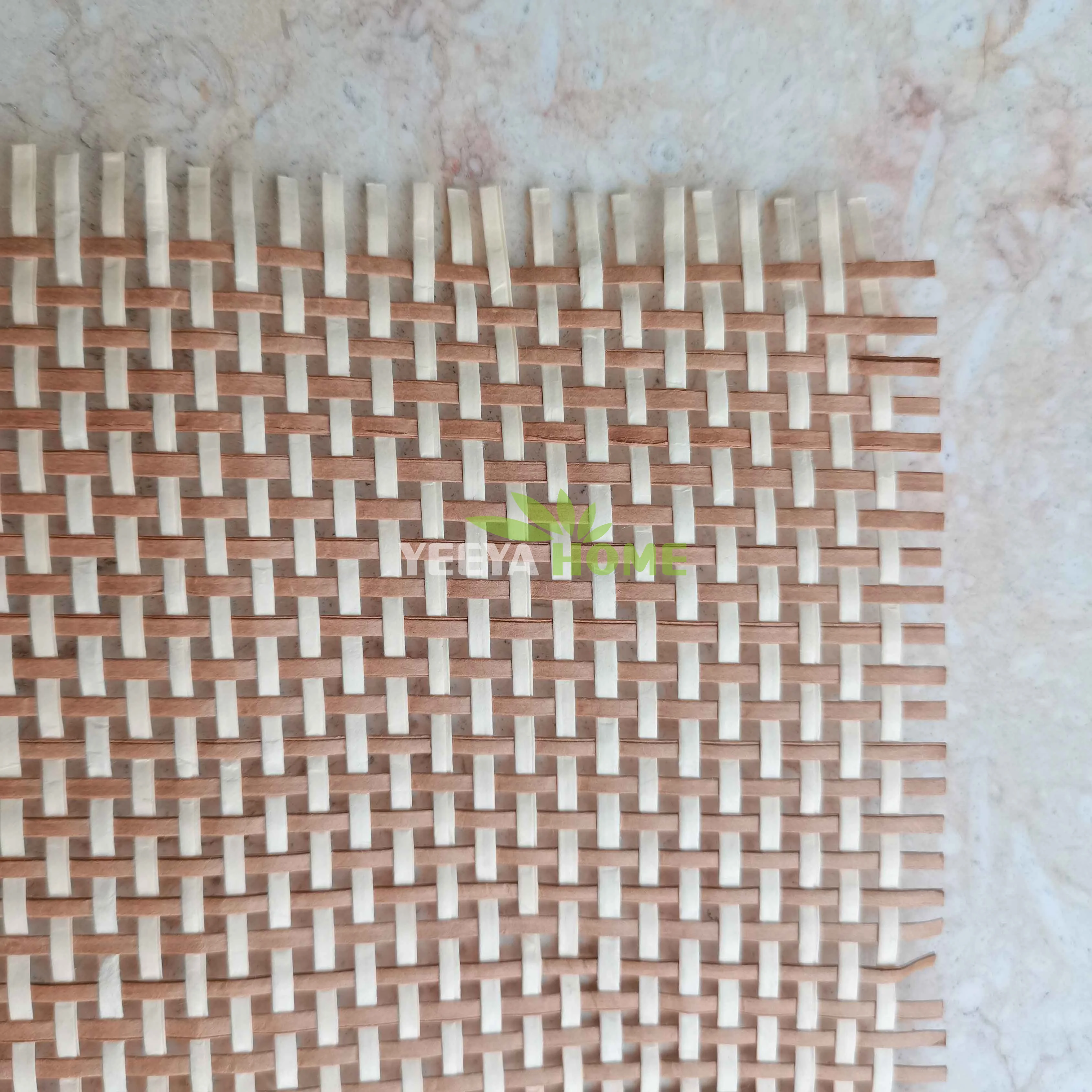 Source Manufacturers Paper Material Cane Webbing Radio Weave PE Mesh Rattan  Sheet for Garden Furniture on m.alibaba.com