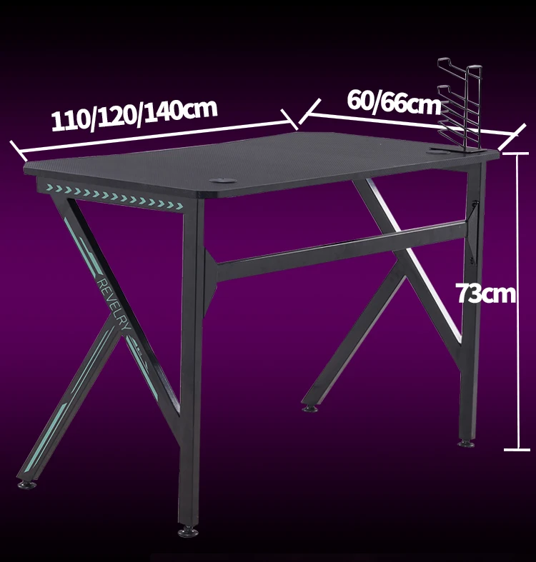 New professional ergonomic K type desktop home table pc computer gaming gamer desk
