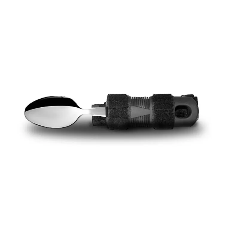 Hemiplegia Stroke Rehabilitation Cutlery Spoon Fork Knife Set Assisted Feeding Cutlery Disabled Person Finger Defect Plastic