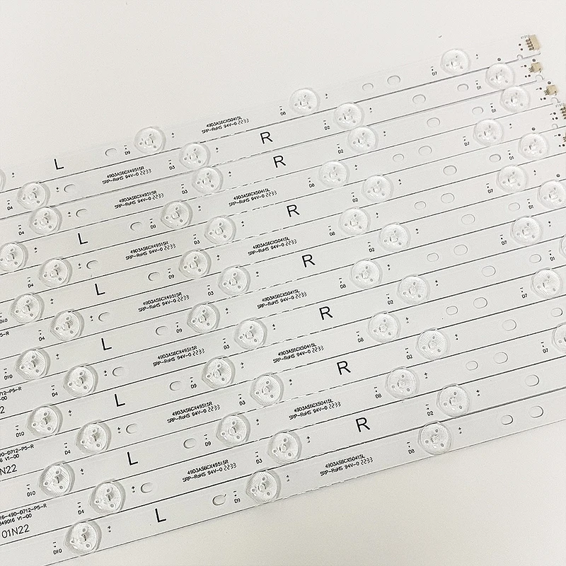 14PCS LED Strip Light LB-PF3030-GJD2P6C490712-R/L-D for Philips TV Backlight 49PUS6401/12 49PUS6501/12 49PUS6561/12