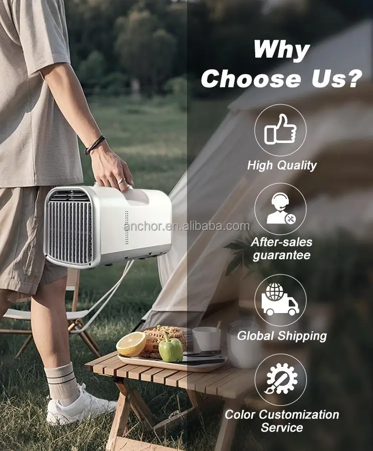 Outdoor Mobile AC Unit - 8-10m Cooling for Tents & Rvs