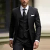 Black suit vest and dress pants