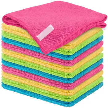 Wholesale Good Quality 80% Polyester 30*30 40*40cm Kitchen Dish Cloth  Cleaning Towels Microfiber Towel - China Microfiber and Dishcloth price