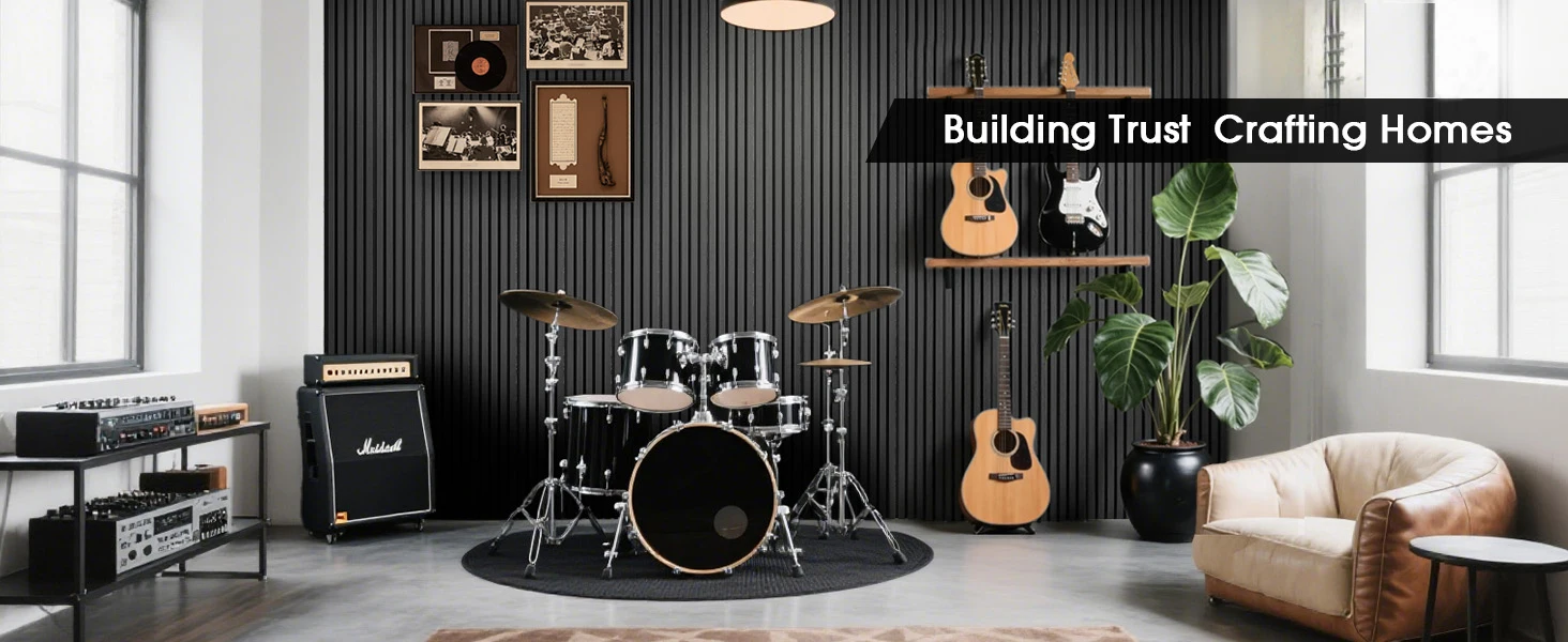 product mdf modern acoustic slat wood panels 3d fluted high frequency sound absorption 90 noise reduction for hotel living room-2