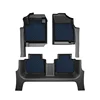 5D à une seule couche + tapis milanais bleu de grille
