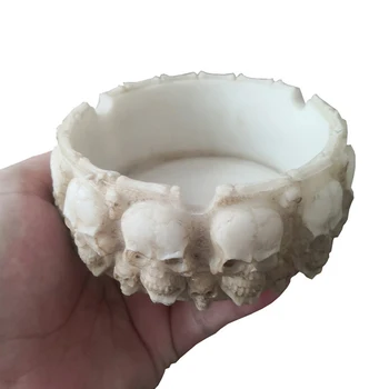 ResinWorld Skull Ashtray Molds Epoxy Resin Mold Mould