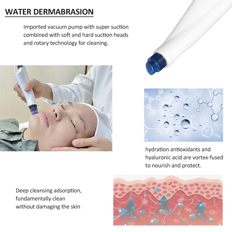 Professional 11 in 1 Hydro Dermabrasion RF Facial Spa Machine Hydra Abrasion Microdermabrasion Facial Mach