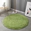 Round silky grass green